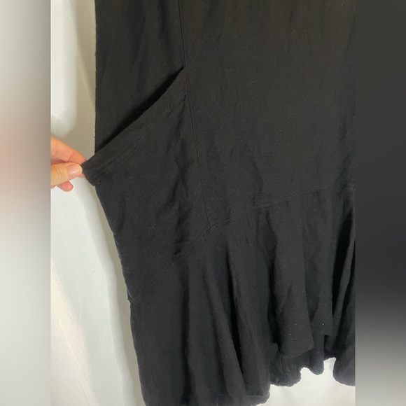 Black Casual Dress with Pockets Free People small - Picture 2 of 7